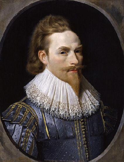 Nathaniel Bacon self-portrait oil painting picture